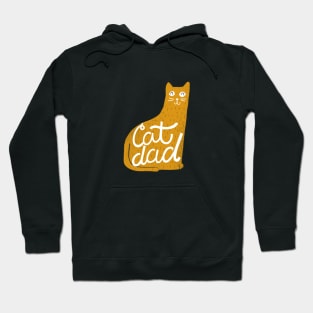 Cat Dad in Mustard Hoodie